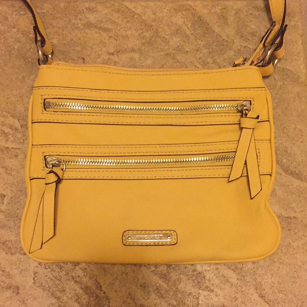 Yellow crossbody bag
